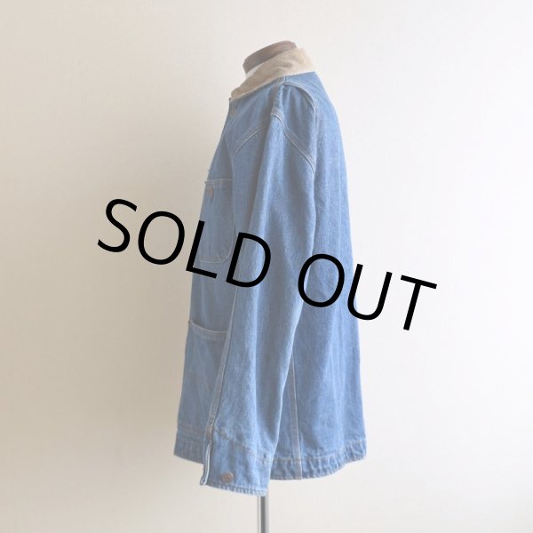 画像4: 1990s RALPH LAUREN デニムカバーオール  "ネイティブボーダーライナー"  表記S  (4)