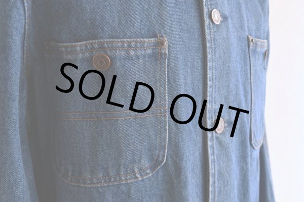 画像10: 1990s RALPH LAUREN デニムカバーオール  "ネイティブボーダーライナー"  表記S  (10)