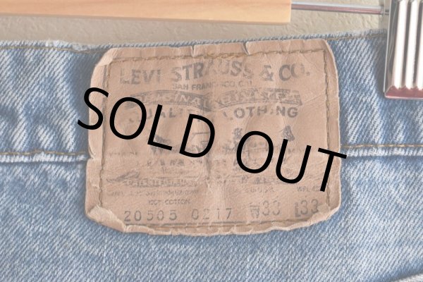 画像4: 1980s Levi's 20505-0217  "MADE IN USA"  表記W33 L33  (4)