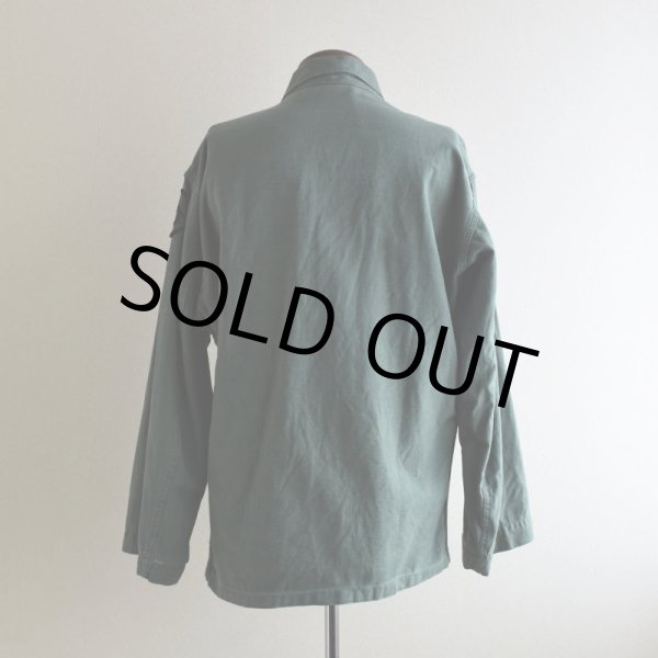 画像3: 1950s US.ARMY OG107 ユーティリティシャツ  "1st初期"  実寸L  (3)