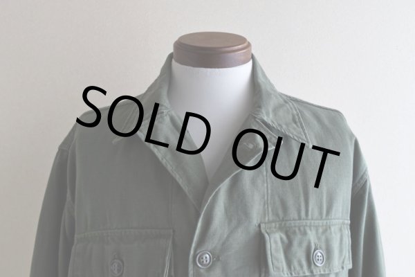 画像9: 1960s US.ARMY OG107 ユーティリティシャツ  "1st後期"  実寸ML  (9)