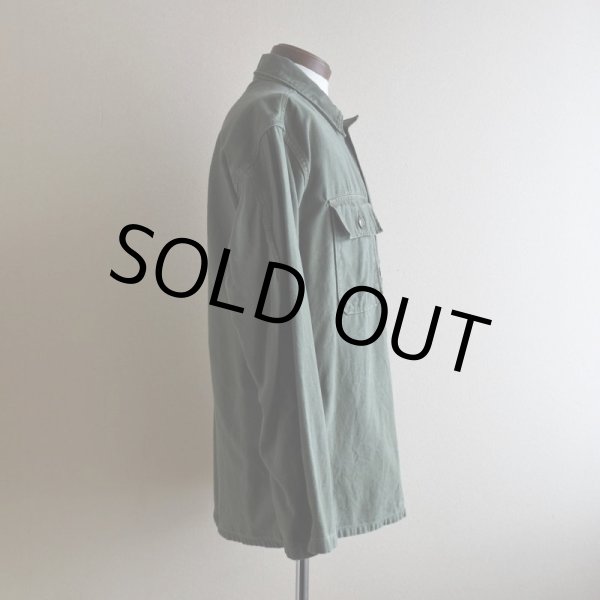 画像2: 1960s US.ARMY OG107 ユーティリティシャツ  "1st後期"  実寸ML  (2)