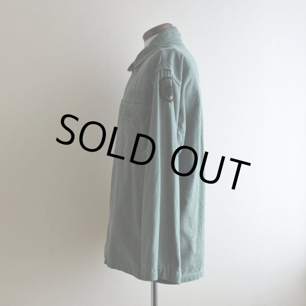 画像4: 1950s US.ARMY OG107 ユーティリティシャツ  "1st初期"  実寸L  (4)