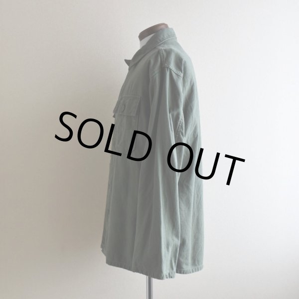 画像4: 1960s US.ARMY OG107 ユーティリティシャツ  "1st後期"  実寸ML  (4)