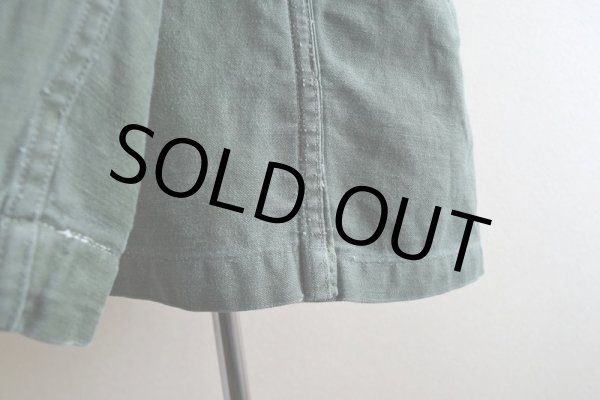 画像15: 1950s US.ARMY OG107 ユーティリティシャツ  "1st初期"  実寸L  (15)