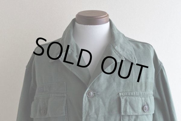 画像8: 1950s US.ARMY OG107 ユーティリティシャツ  "1st初期"  実寸L  (8)