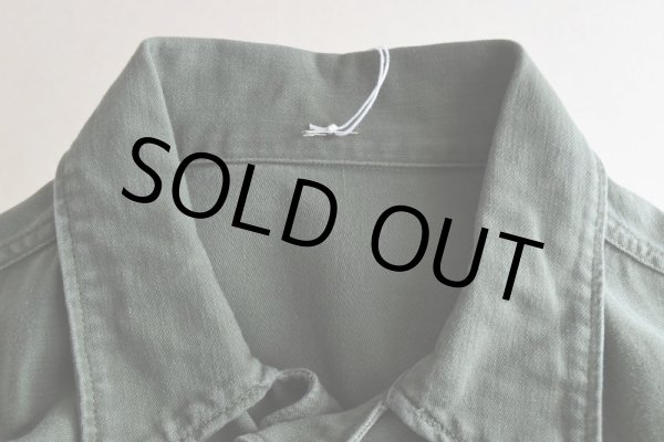 画像5: 1960s US.ARMY OG107 ユーティリティシャツ  "1st後期"  実寸ML  (5)