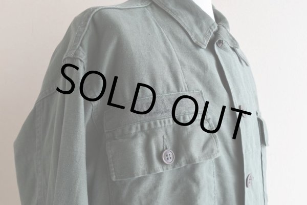 画像9: 1950s US.ARMY OG107 ユーティリティシャツ  "1st初期"  実寸L  (9)