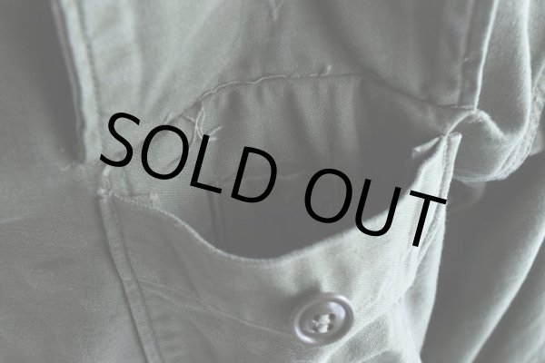 画像11: 1960s US.ARMY OG107 ユーティリティシャツ  "1st後期"  実寸ML  (11)