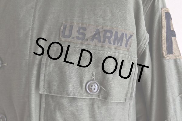 画像11: 1960s US.ARMY OG107 ユーティリティシャツ　 "1st後期"　 表記MEDIUM  (11)