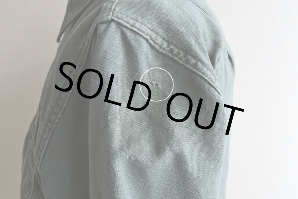 画像17: 1960s US.ARMY OG107 ユーティリティシャツ  "3rd"  表記14 1/2×31  (17)