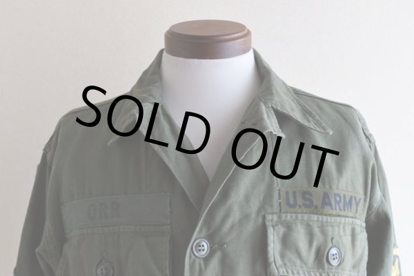 画像9: 1960s US.ARMY OG107 ユーティリティシャツ  "1st後期"  実寸ML  (9)