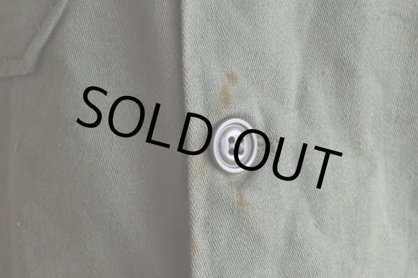 画像16: 1960s US.ARMY OG107 ユーティリティシャツ  "MINT CONDITION/1st後期"  表記MEDIUM  (16)