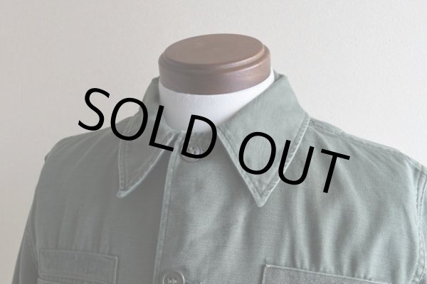 画像8: 1960s US.ARMY OG107 ユーティリティシャツ  "3rd"  表記14 1/2×31  (8)