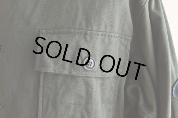 画像10: 1960s US.ARMY OG107 ユーティリティシャツ  "MINT CONDITION/1st後期"  表記MEDIUM  (10)