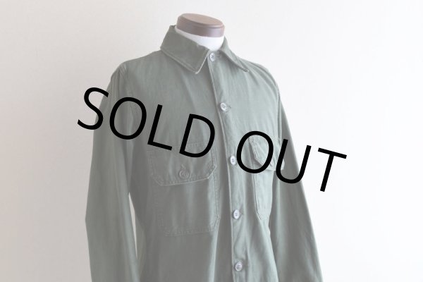 画像7: 1960s US.ARMY OG107 ユーティリティシャツ  "2nd"  表記14 1/2×32  (7)