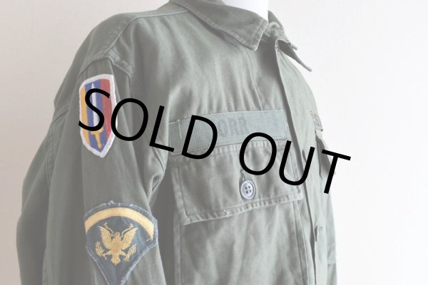 画像10: 1960s US.ARMY OG107 ユーティリティシャツ  "1st後期"  実寸ML  (10)