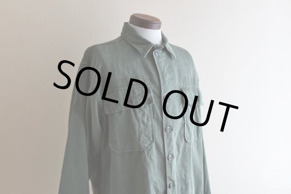 画像7: 1960s US.ARMY OG107 ユーティリティシャツ　 "1st後期"　 表記MEDIUM  (7)