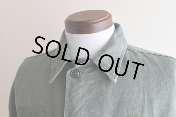 画像8: 1960s US.ARMY OG107 ユーティリティシャツ　 "1st後期"　 表記MEDIUM  (8)