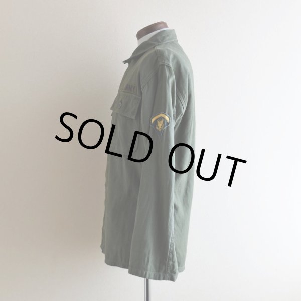 画像4: 1960s US.ARMY OG107 ユーティリティシャツ  "1st後期"  実寸ML  (4)