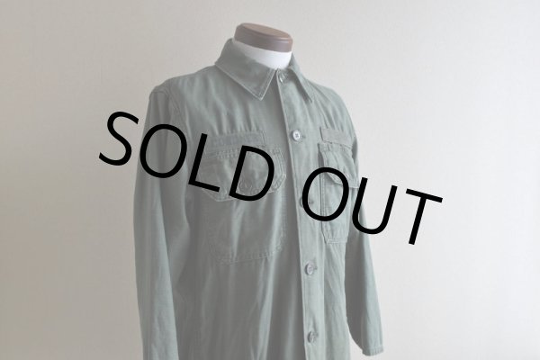 画像7: 1960s US.ARMY OG107 ユーティリティシャツ  "3rd"  表記14 1/2×31  (7)