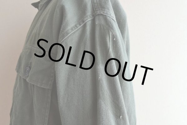 画像16: 1960s US.ARMY OG107 ユーティリティシャツ　 "1st後期"　 表記MEDIUM  (16)