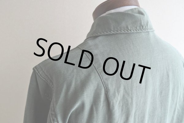 画像16: 1960s US.ARMY OG107 ユーティリティシャツ  "3rd"  表記14 1/2×31  (16)