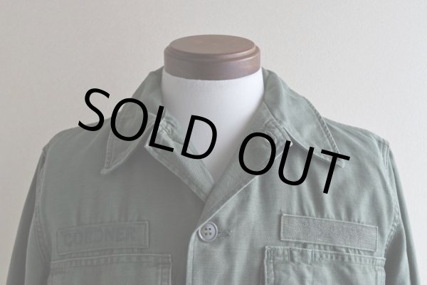 画像9: 1960s US.ARMY OG107 ユーティリティシャツ  "3rd"  表記14 1/2×31  (9)