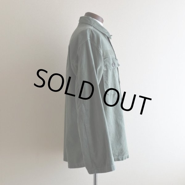 画像2: 1960s US.ARMY OG107 ユーティリティシャツ　 "1st後期"　 表記MEDIUM  (2)