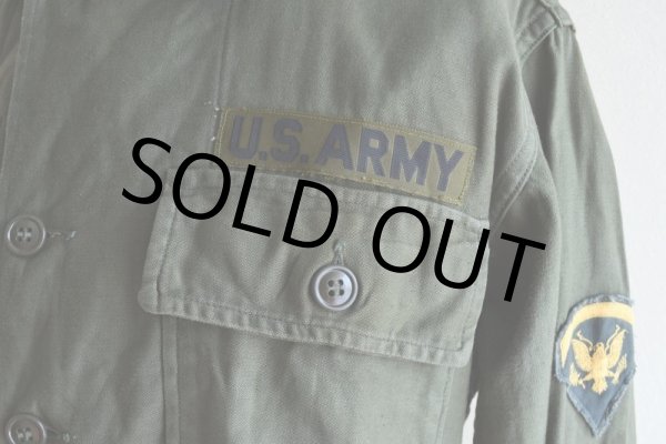 画像12: 1960s US.ARMY OG107 ユーティリティシャツ  "1st後期"  実寸ML  (12)