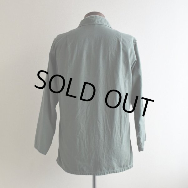 画像3: 1960s US.ARMY OG107 ユーティリティシャツ  "3rd"  表記14 1/2×31  (3)