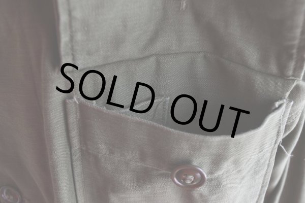 画像12: 1960s US.ARMY OG107 ユーティリティシャツ　 "1st後期"　 表記MEDIUM  (12)