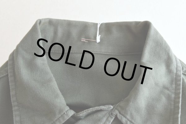 画像5: 1960s US.ARMY OG107 ユーティリティシャツ  "1st後期"  実寸ML  (5)