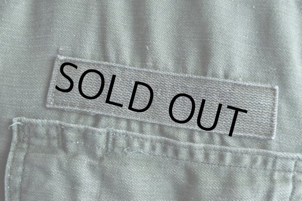 画像12: 1960s US.ARMY OG107 ユーティリティシャツ  "3rd"  表記14 1/2×31  (12)