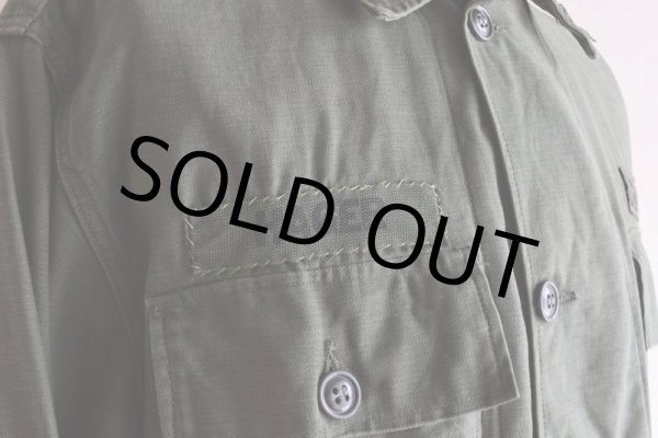 画像10: 1960s US.ARMY OG107 ユーティリティシャツ　 "1st後期"　 表記MEDIUM  (10)