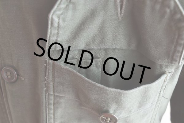 画像11: 1960s US.ARMY OG107 ユーティリティシャツ  "2nd"  表記14 1/2×32  (11)