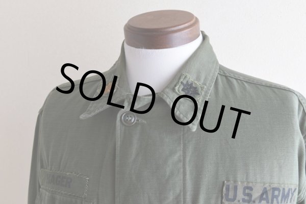画像8: 1960s US.ARMY OG107 ユーティリティシャツ　 "1st後期"　 表記MEDIUM  (8)