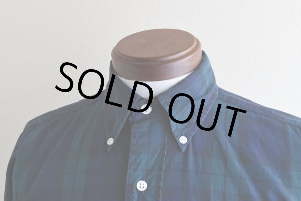 画像7: RalphLauren ボタンダウンシャツ  "BLACK WATCH TARTAN"  表記S  (7)