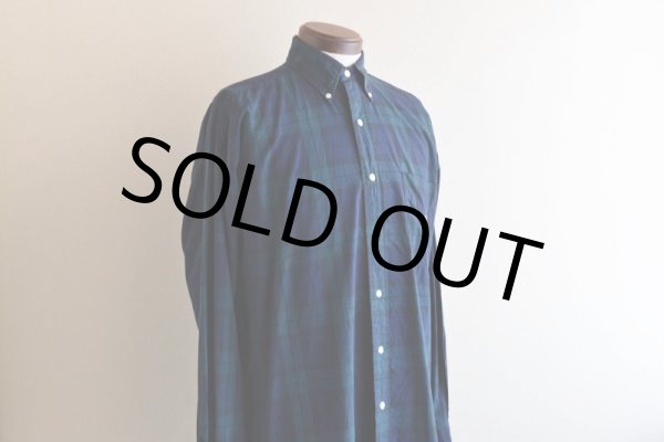 画像5: RalphLauren ボタンダウンシャツ  "BLACK WATCH TARTAN"  表記S  (5)