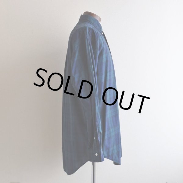 画像2: RalphLauren ボタンダウンシャツ  "BLACK WATCH TARTAN"  表記S  (2)