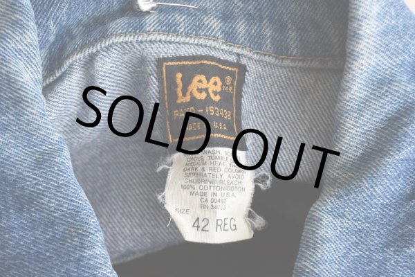 画像5: 1980s Lee 220 デニムジャケット  "MADE IN USA"  表記42REG  (5)