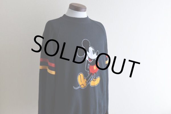 画像7: 1980s Mickey Mouse フロッキースウェット  "MADE IN USA"  表記XL  (7)