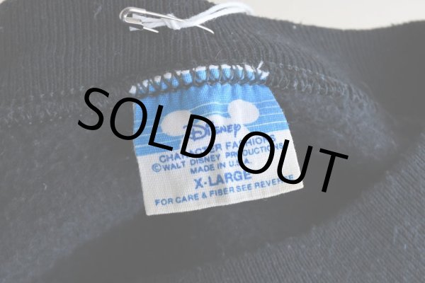 画像5: 1980s Mickey Mouse フロッキースウェット  "MADE IN USA"  表記XL  (5)