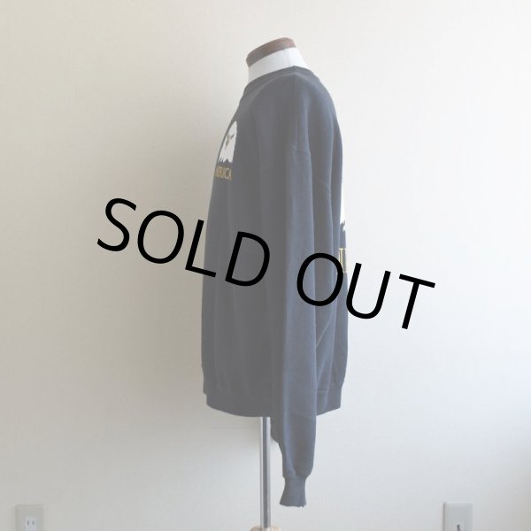 画像4: 1980s AMERICA 両面プリントスウェット　 "MADE IN USA"　 表記XL  (4)