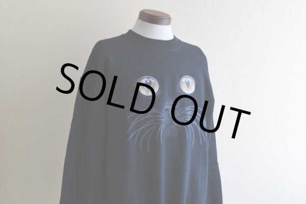 画像6: 2000s 猫スウェット　 表記M  (6)