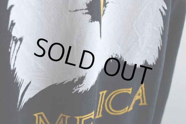 画像12: 1980s AMERICA 両面プリントスウェット　 "MADE IN USA"　 表記XL  (12)