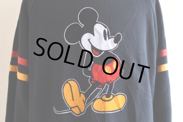 画像9: 1980s Mickey Mouse フロッキースウェット  "MADE IN USA"  表記XL  (9)