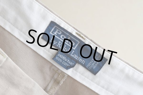 画像4: Polo by RalphLauren ツータックチノトラウザー  "ANDREW PANT"  表記W34 L29  (4)