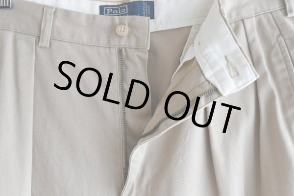 画像7: Polo by RalphLauren ツータックチノトラウザー  "ANDREW PANT"  表記W34 L29  (7)