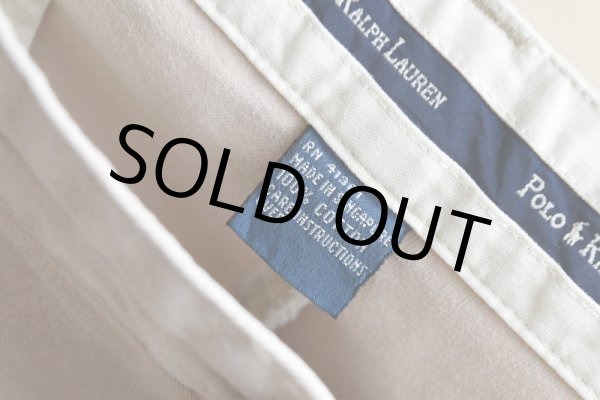 画像4: Polo RalphLauren ツータックチノトラウザー  "ANDREW PANT"  表記W34 L30  (4)